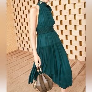 Ulla Johnson Maya Midi Dress Everglade Sz 6